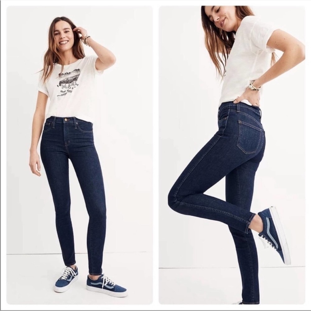 Madewell Dark Wash High‎ Riser Skinny Jeans Size 26